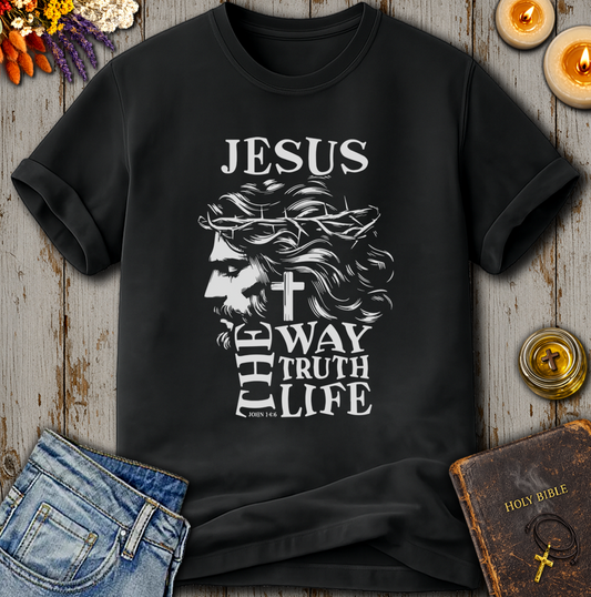 Jesus The Way Truth Life John 14:6 T-Shirt