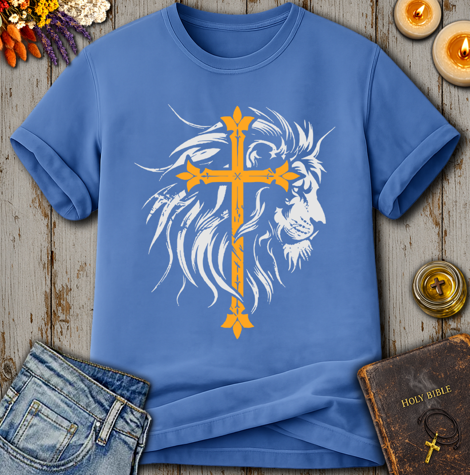 Lion And Cross T-Shirt