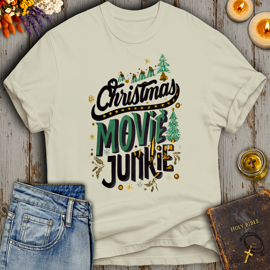 Christmas Movie Junkie T-Shirt