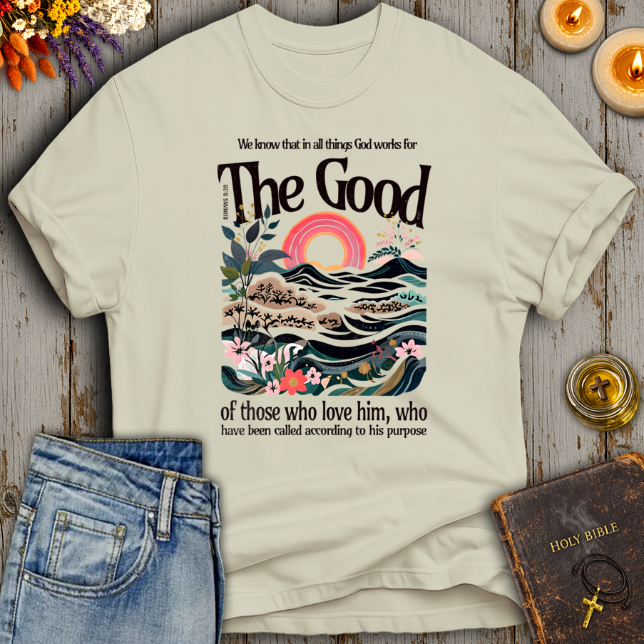 Romans 8:28 God Works T-Shirt