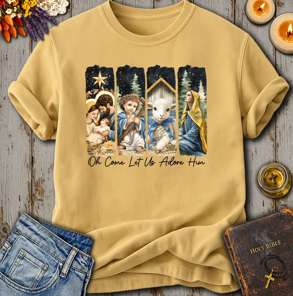 Oh Come Let Us Adore Him T-Shirt
