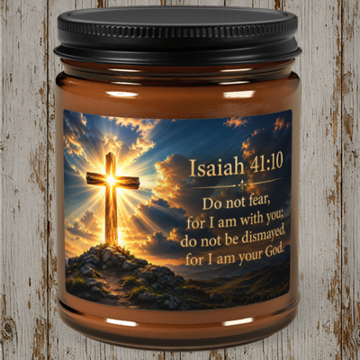 Do Not Fear Isaiah 41:10 Candle
