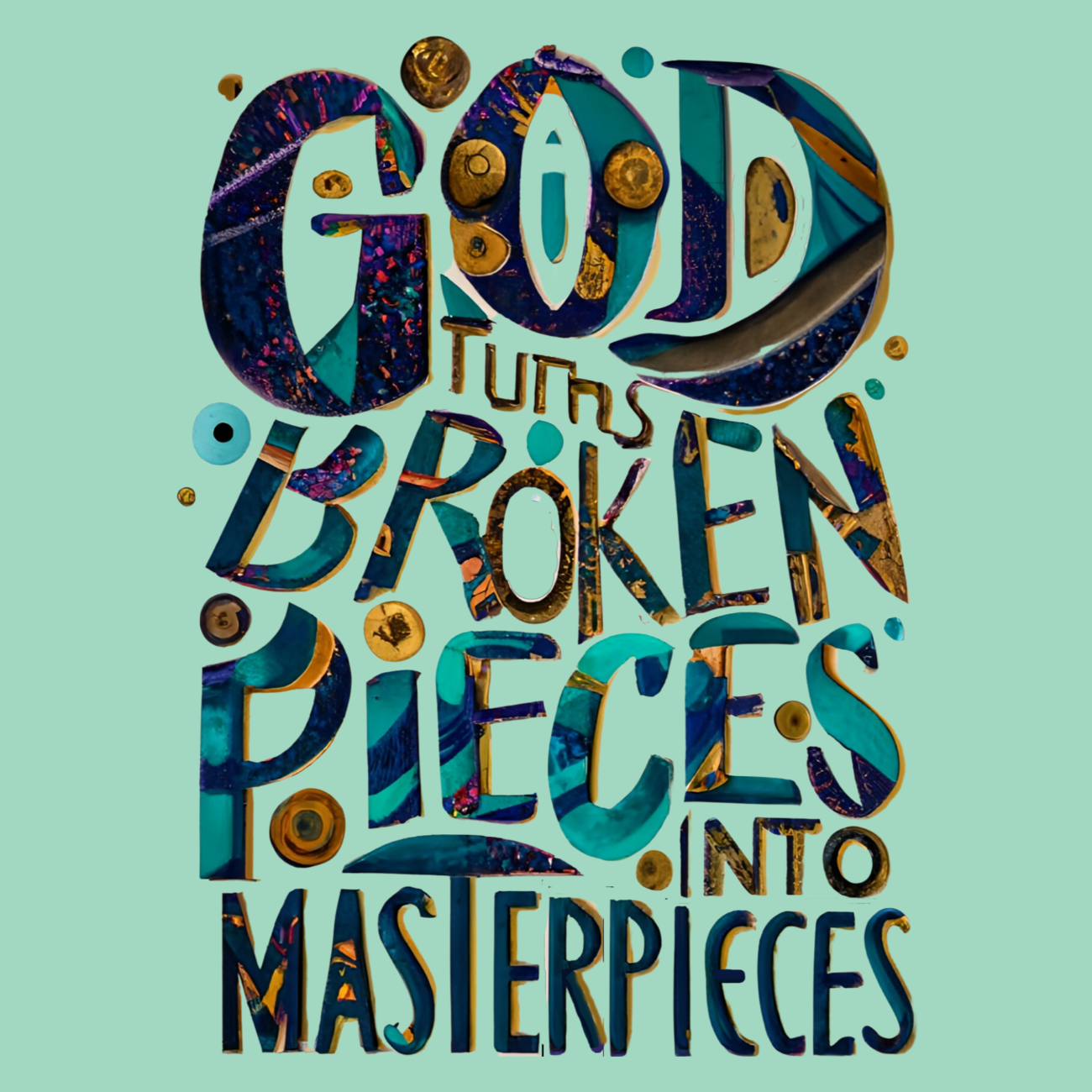 Broken Pieces into Masterpieces