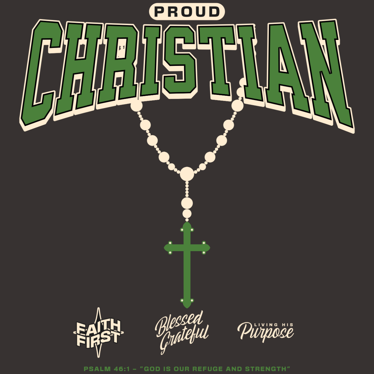 Proud Christian Psalm 46-1