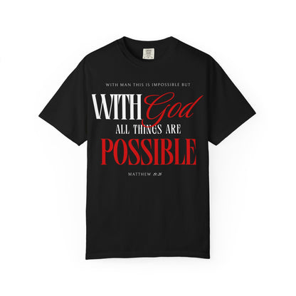 With God All Things Are Possible Matthew 19:26
