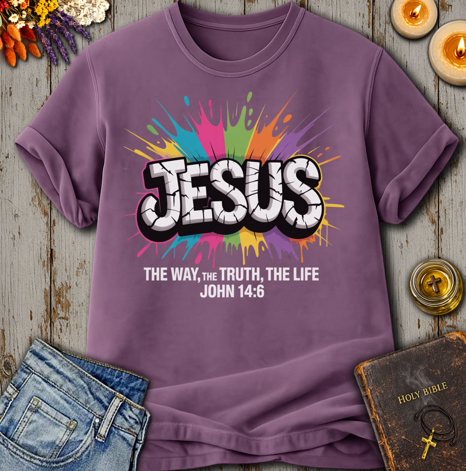 Jesus The Way Truth And Life John 14:6 T-Shirt