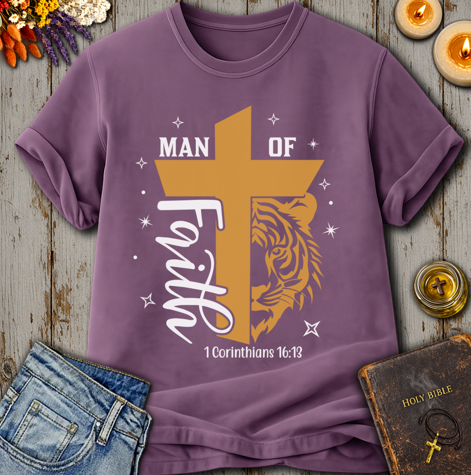 Man Of Faith 1 Corinthians 16:13 T-Shirt