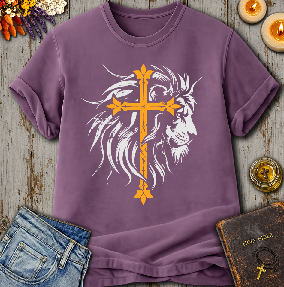 Lion And Cross T-Shirt