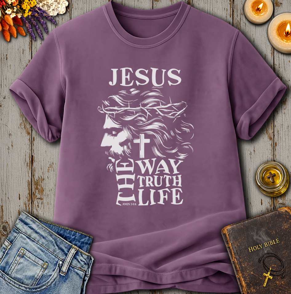 Jesus The Way Truth Life John 14:6 T-Shirt