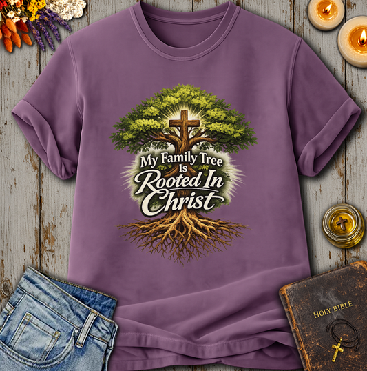 My Family Tree is Rooted In Christ T-Shirt