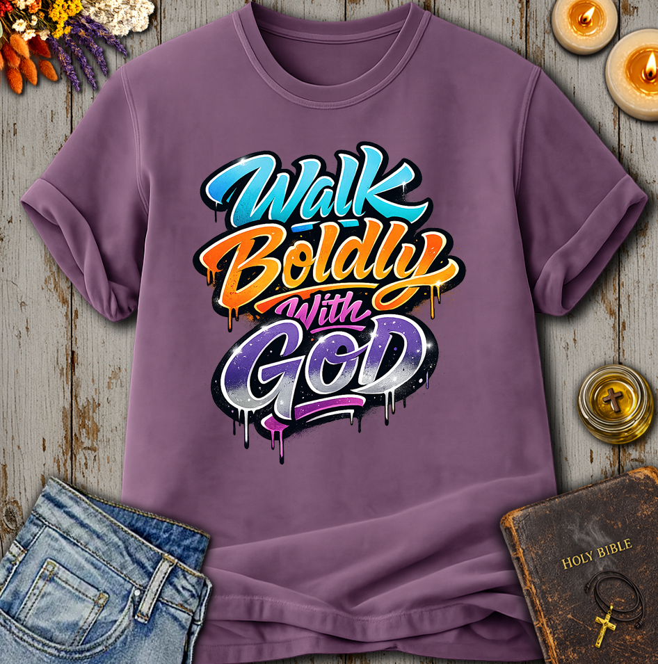 Walk Boldly With God T-Shirt