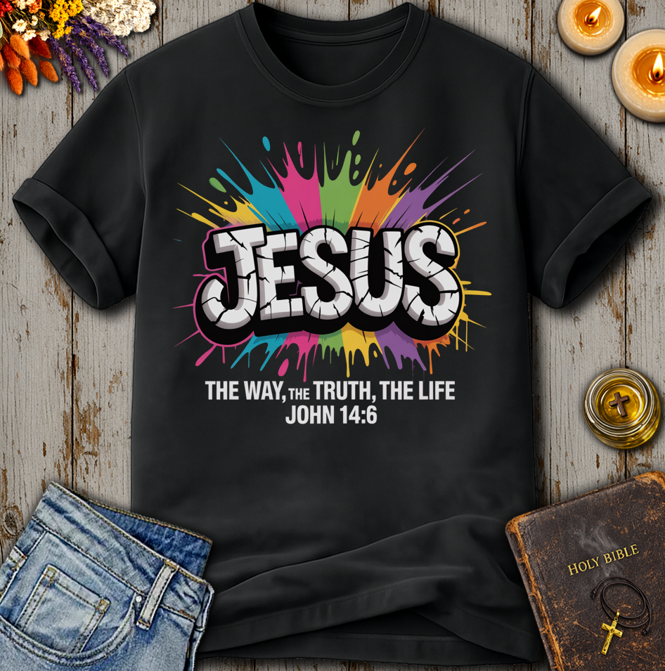 Jesus The Way Truth And Life John 14:6 T-Shirt