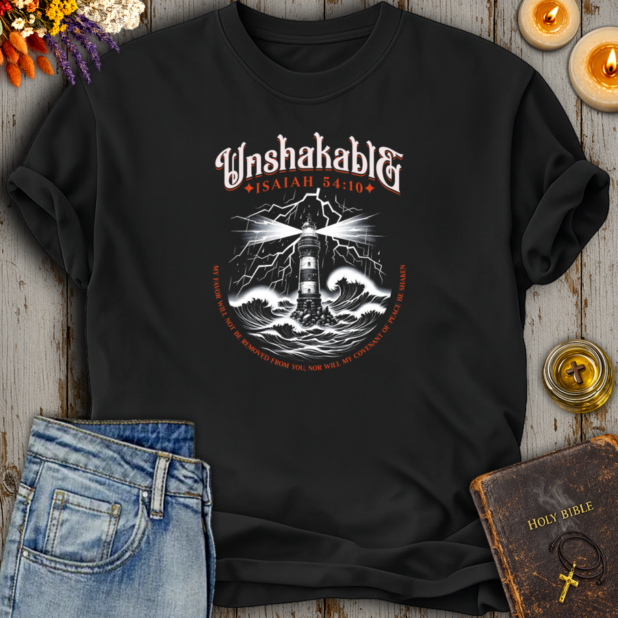 Unshakable Isaiah 54:10 T-Shirt