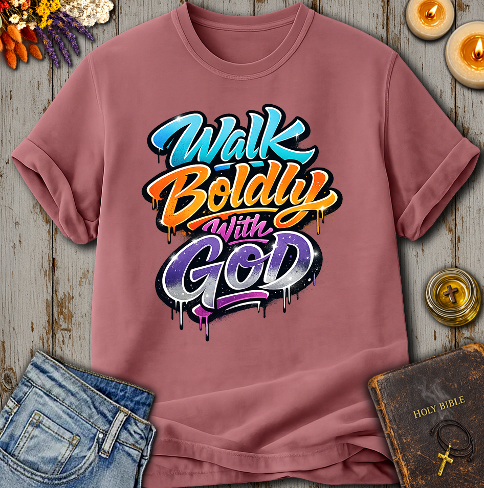Walk Boldly With God T-Shirt