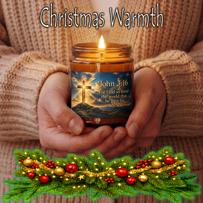 God So Loved The World John 3:16 Candle