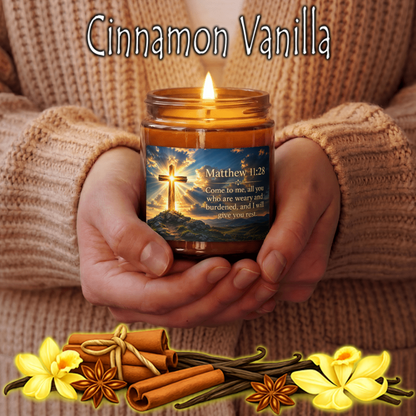 Come To Me Matthew 11:28 Candle