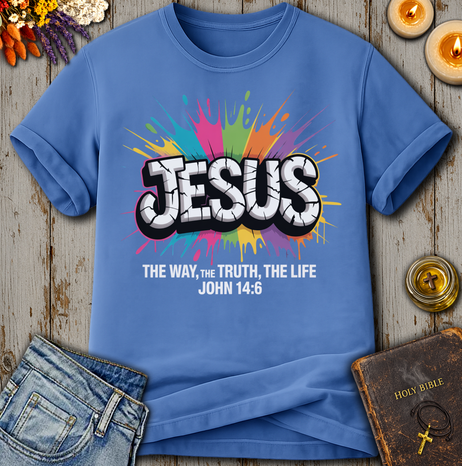 Jesus The Way Truth And Life John 14:6 T-Shirt