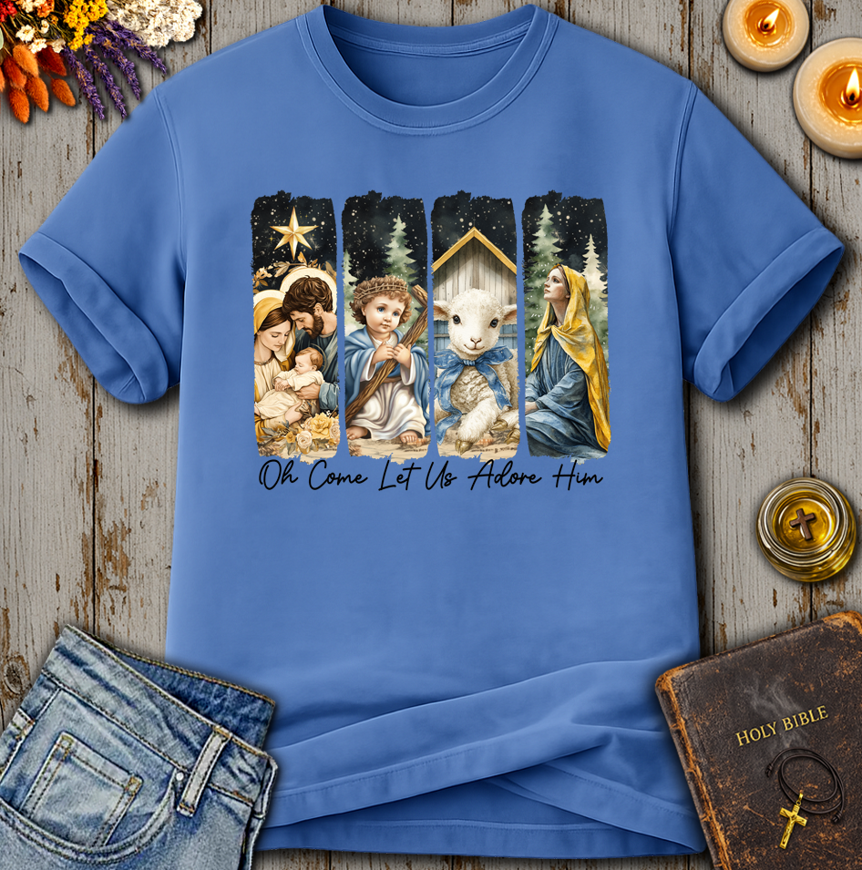 Oh Come Let Us Adore Him T-Shirt