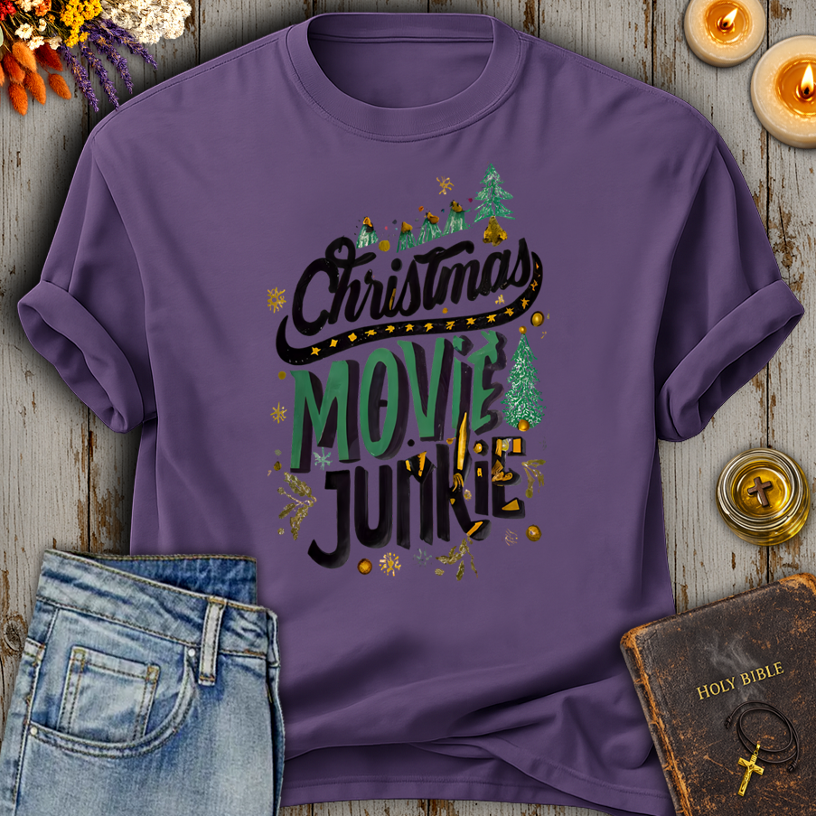 Christmas Movie Junkie T-Shirt