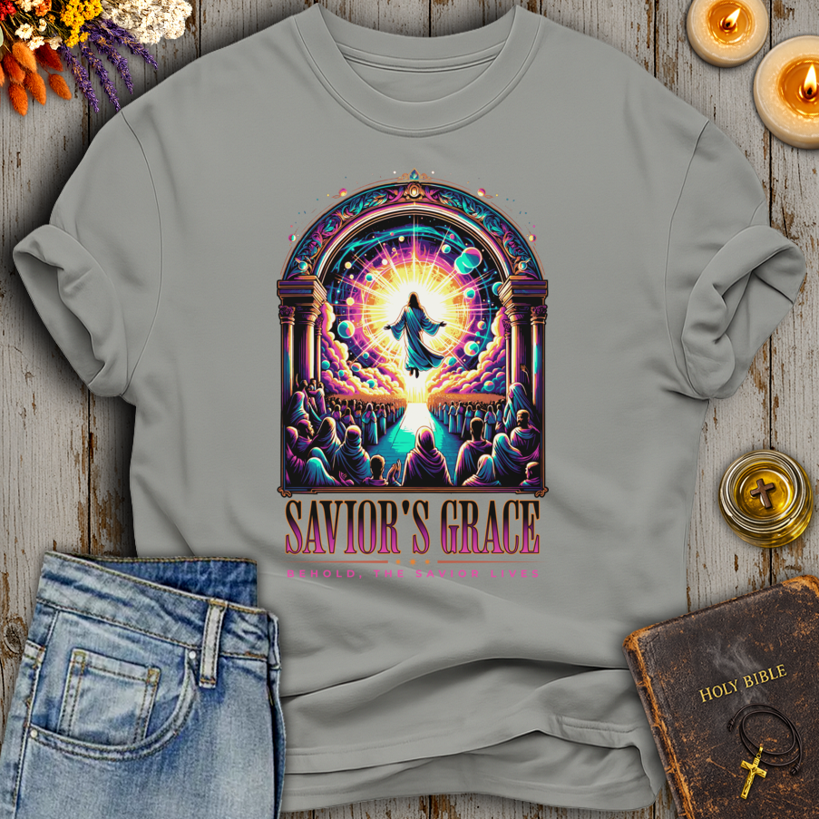 Saviors Grace Behold The Savior Lives T-Shirt