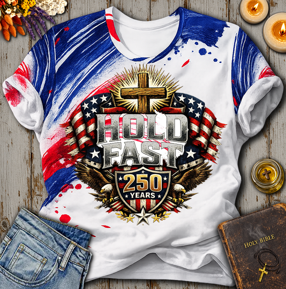 Hold Fast 250 Years USA T-Shirt