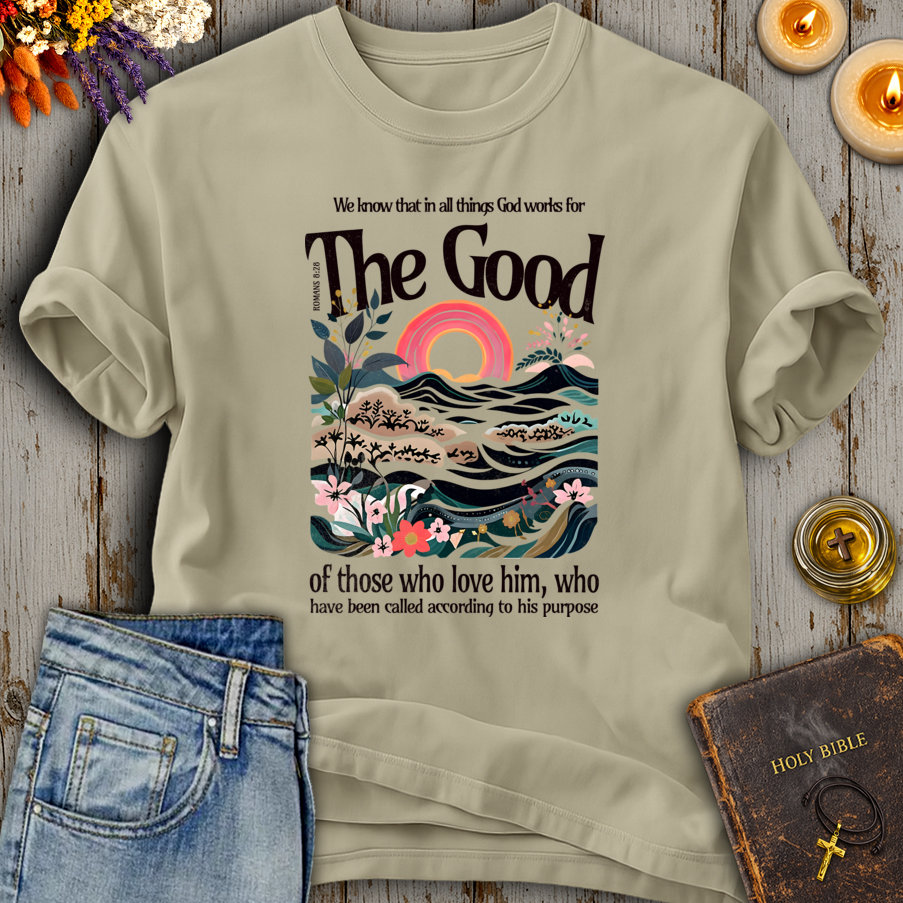 Romans 8:28 God Works T-Shirt