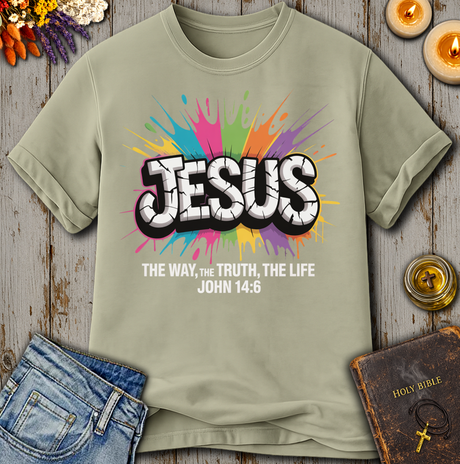 Jesus The Way Truth And Life John 14:6 T-Shirt