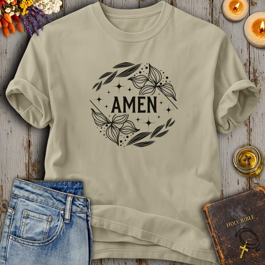 Amen Faith Inspired Message T-Shirt