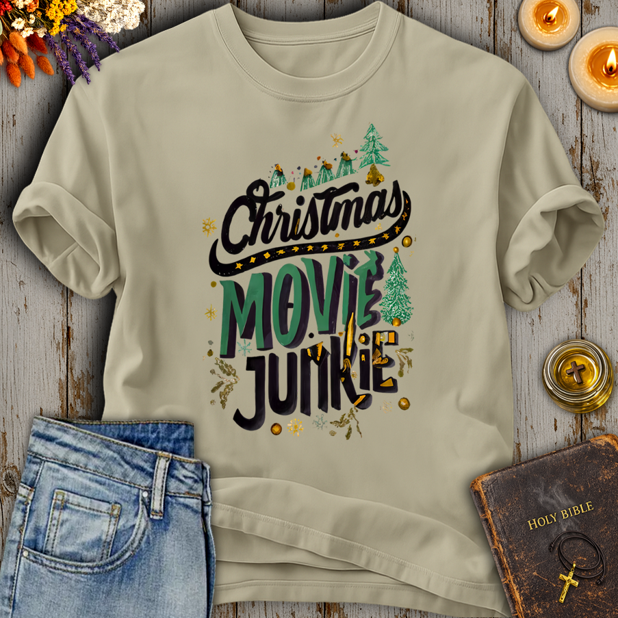 Christmas Movie Junkie T-Shirt