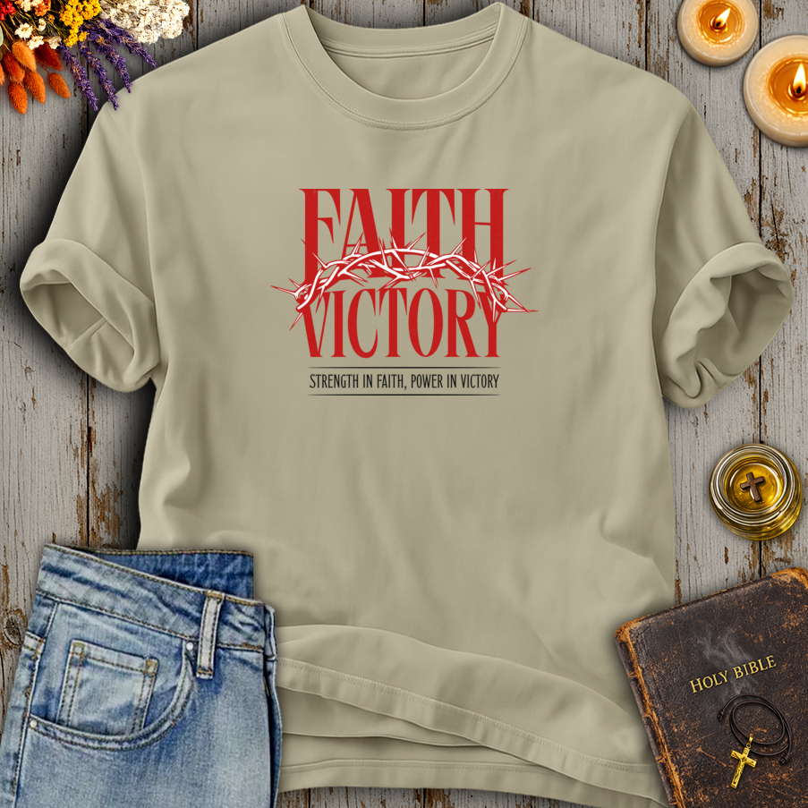 Strength in Faith, Power in Victory T-Shirt