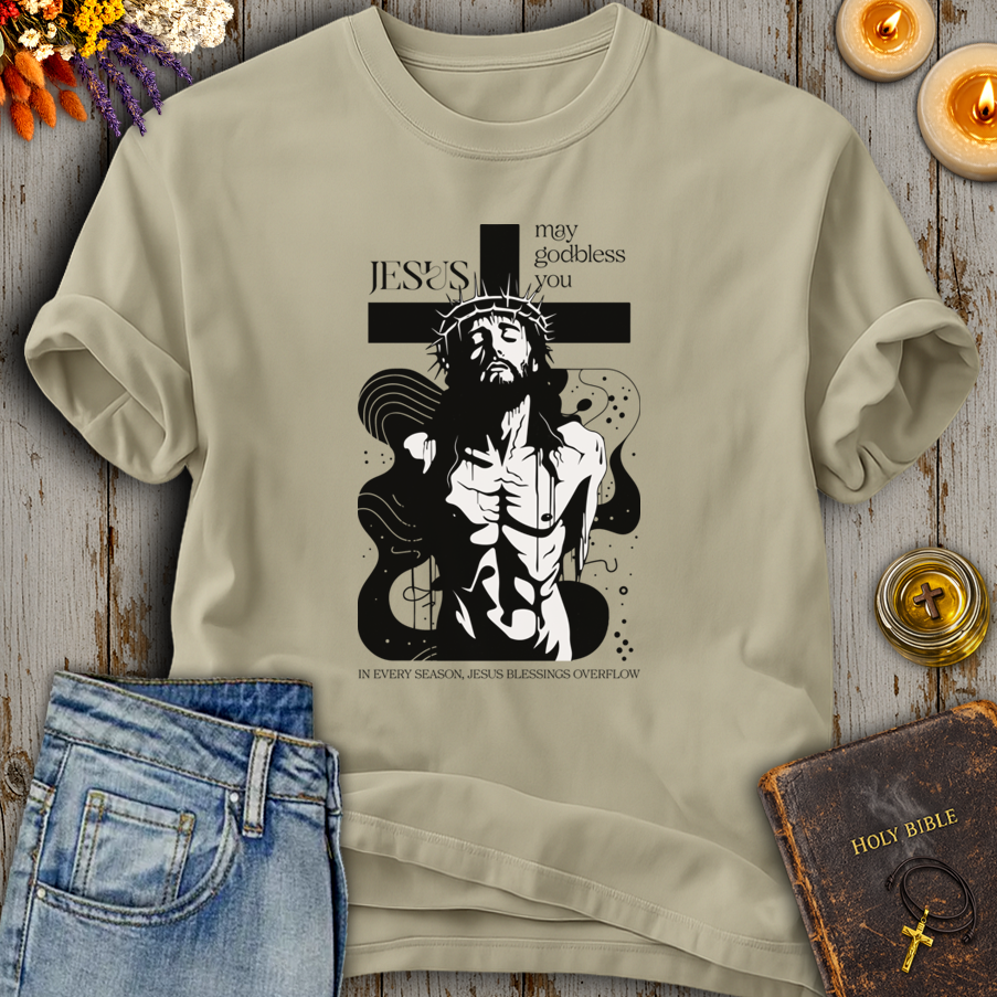 Jesus May God Bless You T-Shirt