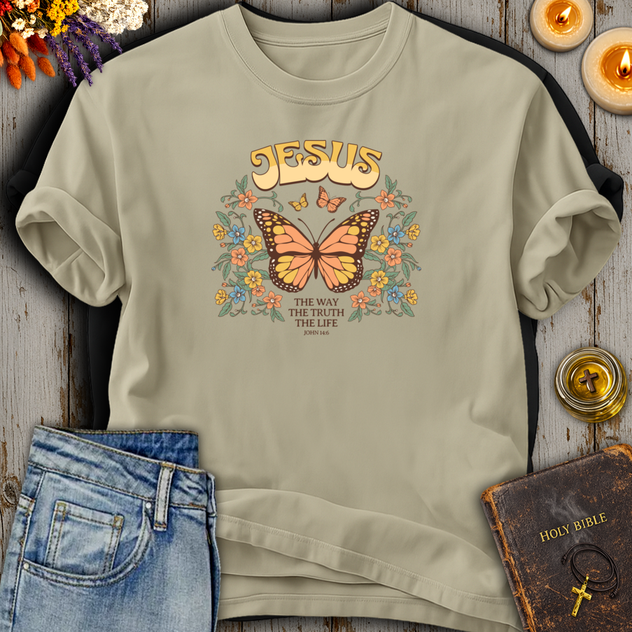 Jesus The Way Truth Life John 14:6 T-Shirt