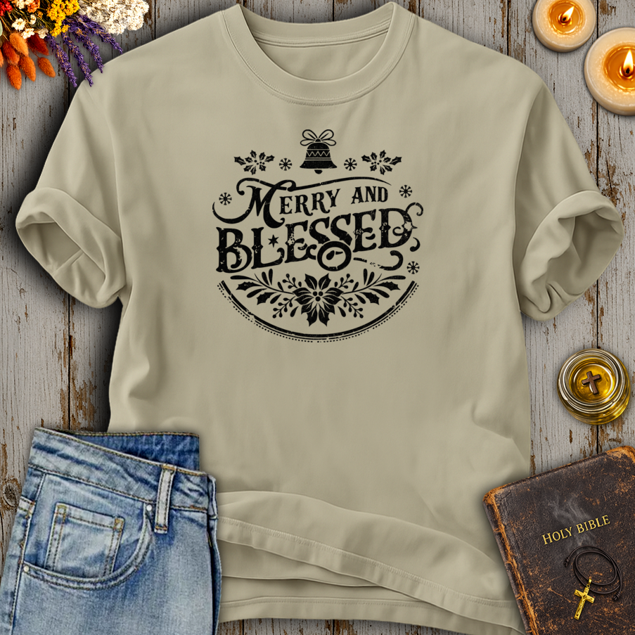 Merry And Blessed T-Shirt