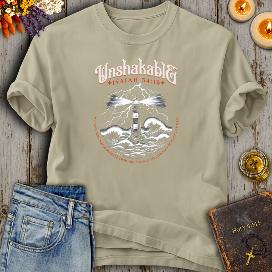 Unshakable Isaiah 54:10 T-Shirt
