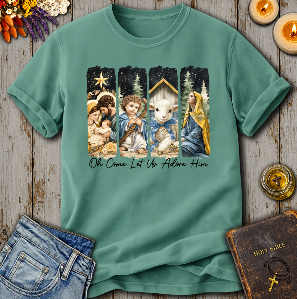 Oh Come Let Us Adore Him T-Shirt