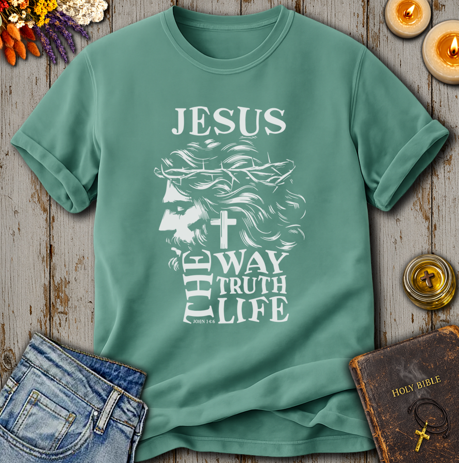 Jesus The Way Truth Life John 14:6 T-Shirt