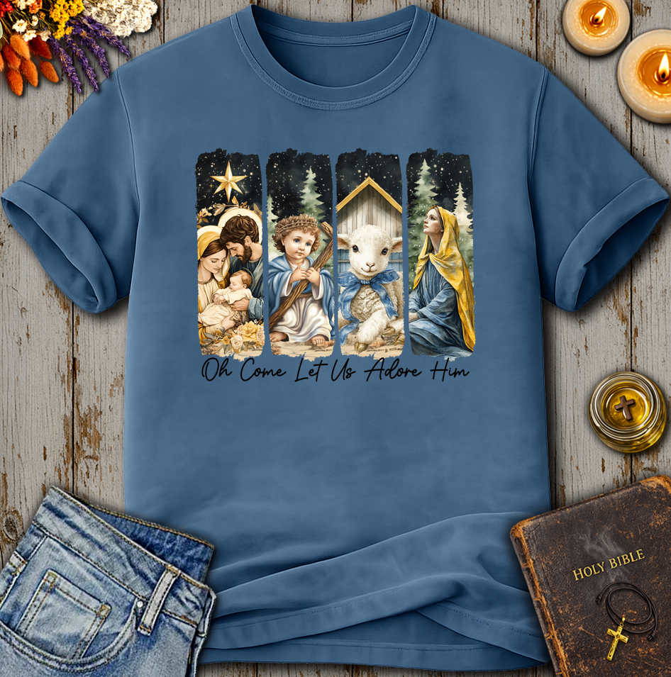 Oh Come Let Us Adore Him T-Shirt