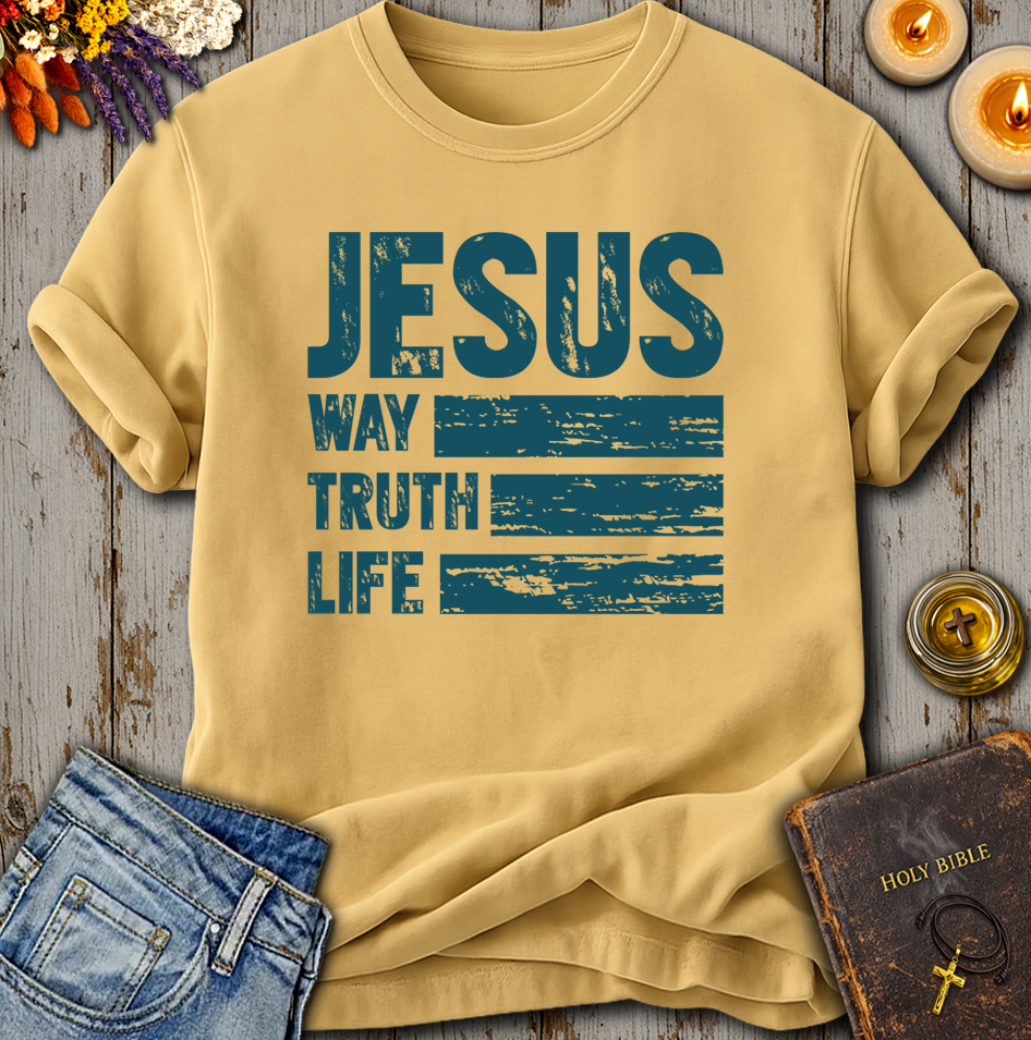 Jesus Way Truth Life T-Shirt