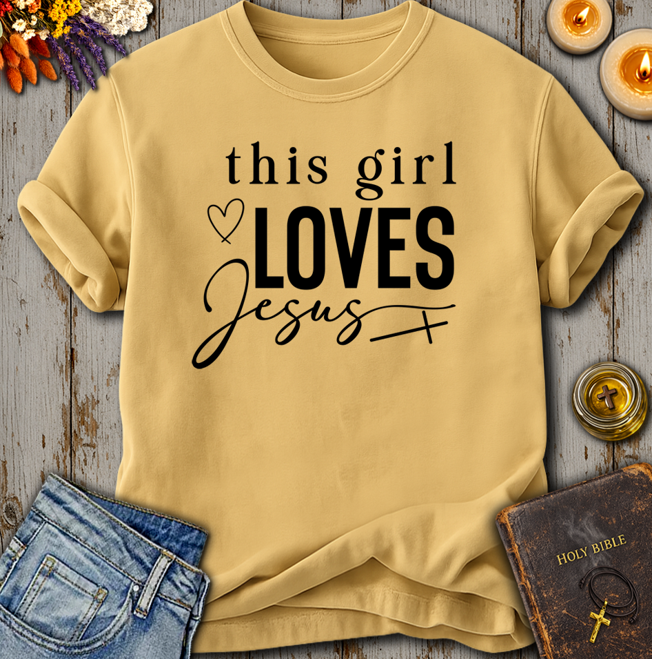 This Girl Loves Jesus T Shirt
