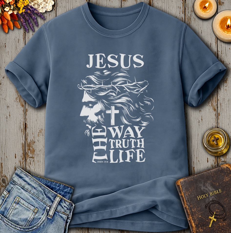 Jesus The Way Truth Life John 14:6 T-Shirt