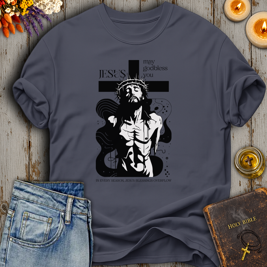 Jesus May God Bless You T-Shirt