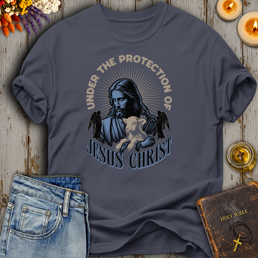 Under The Protection Of Jesus Christ T-Shirt