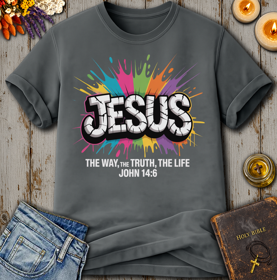 Jesus The Way Truth And Life John 14:6 T-Shirt