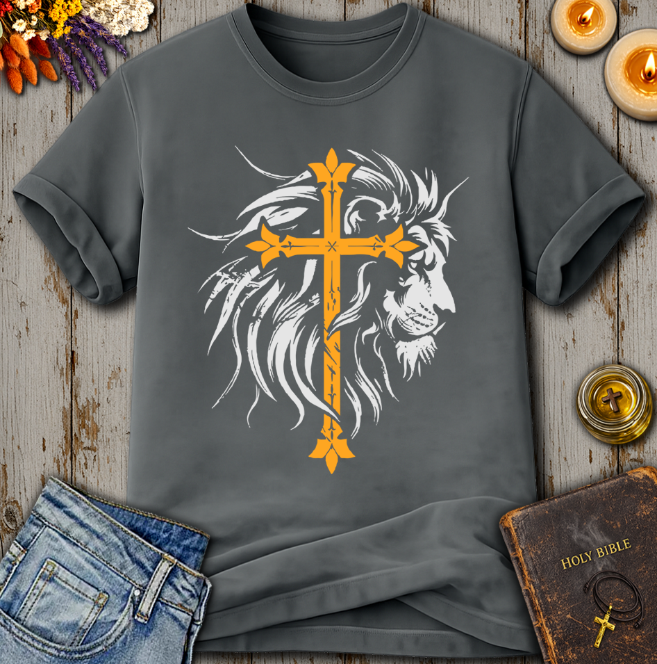 Lion And Cross T-Shirt