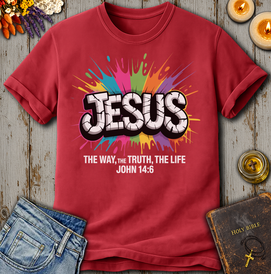 Jesus The Way Truth And Life John 14:6 T-Shirt