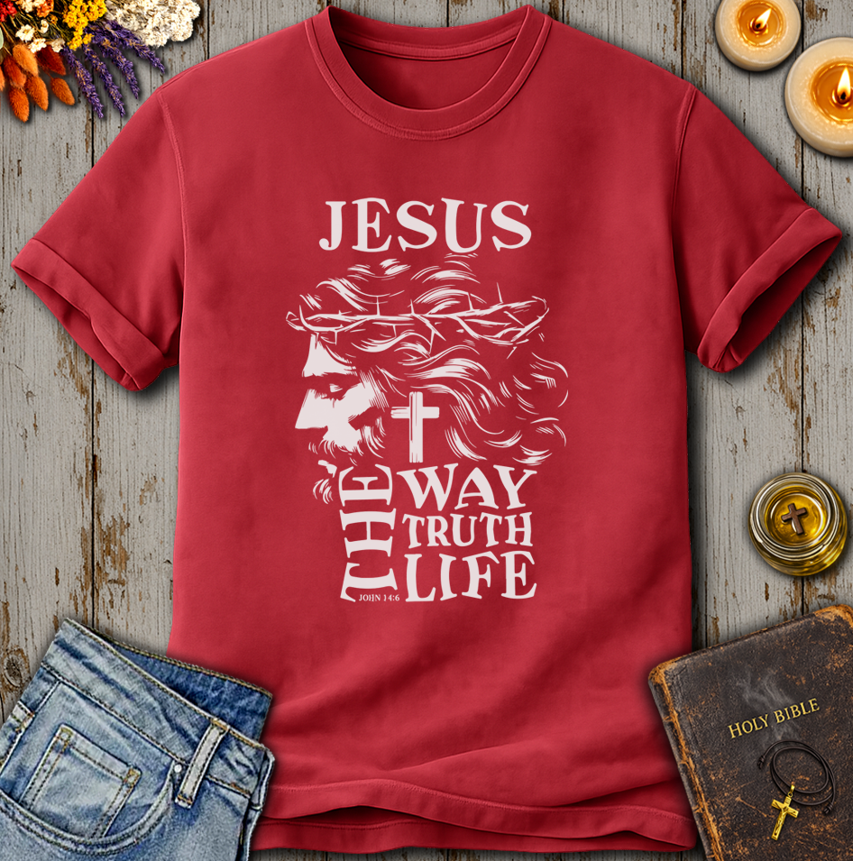 Jesus The Way Truth Life John 14:6 T-Shirt