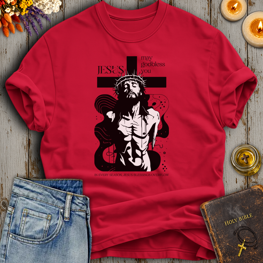 Jesus May God Bless You T-Shirt
