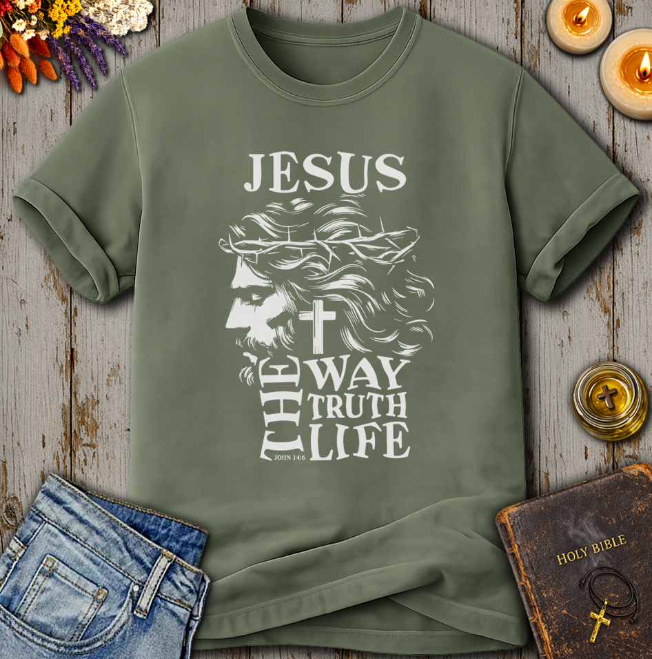 Jesus The Way Truth Life John 14:6 T-Shirt
