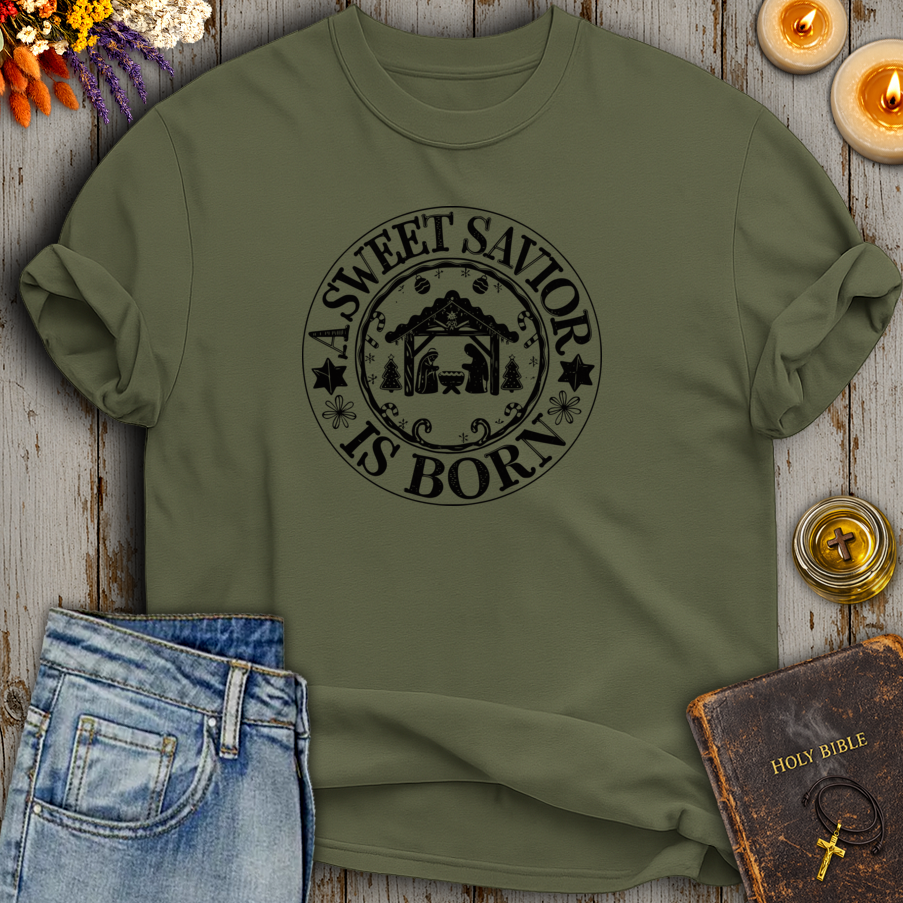A Sweet Savior Is Born T-Shirt