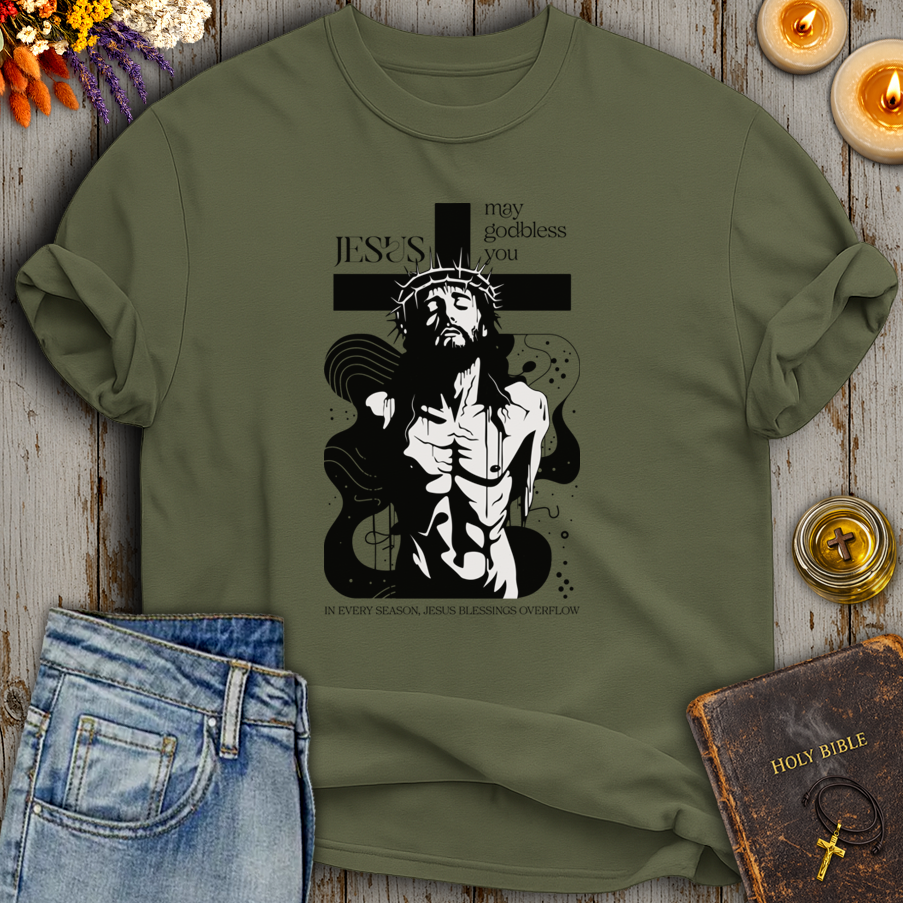 Jesus May God Bless You T-Shirt